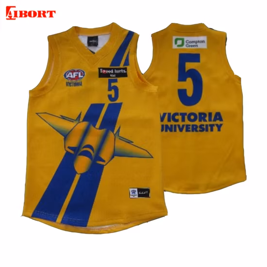 Aibort Afl Team China Günstige Beste OEM Sublimation Afl Jumper Single Jersey (Singlet 120)